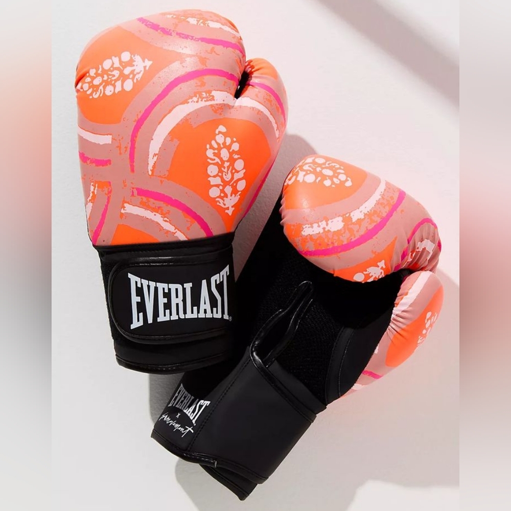 Everlast Orange and Pink Boxing Gloves